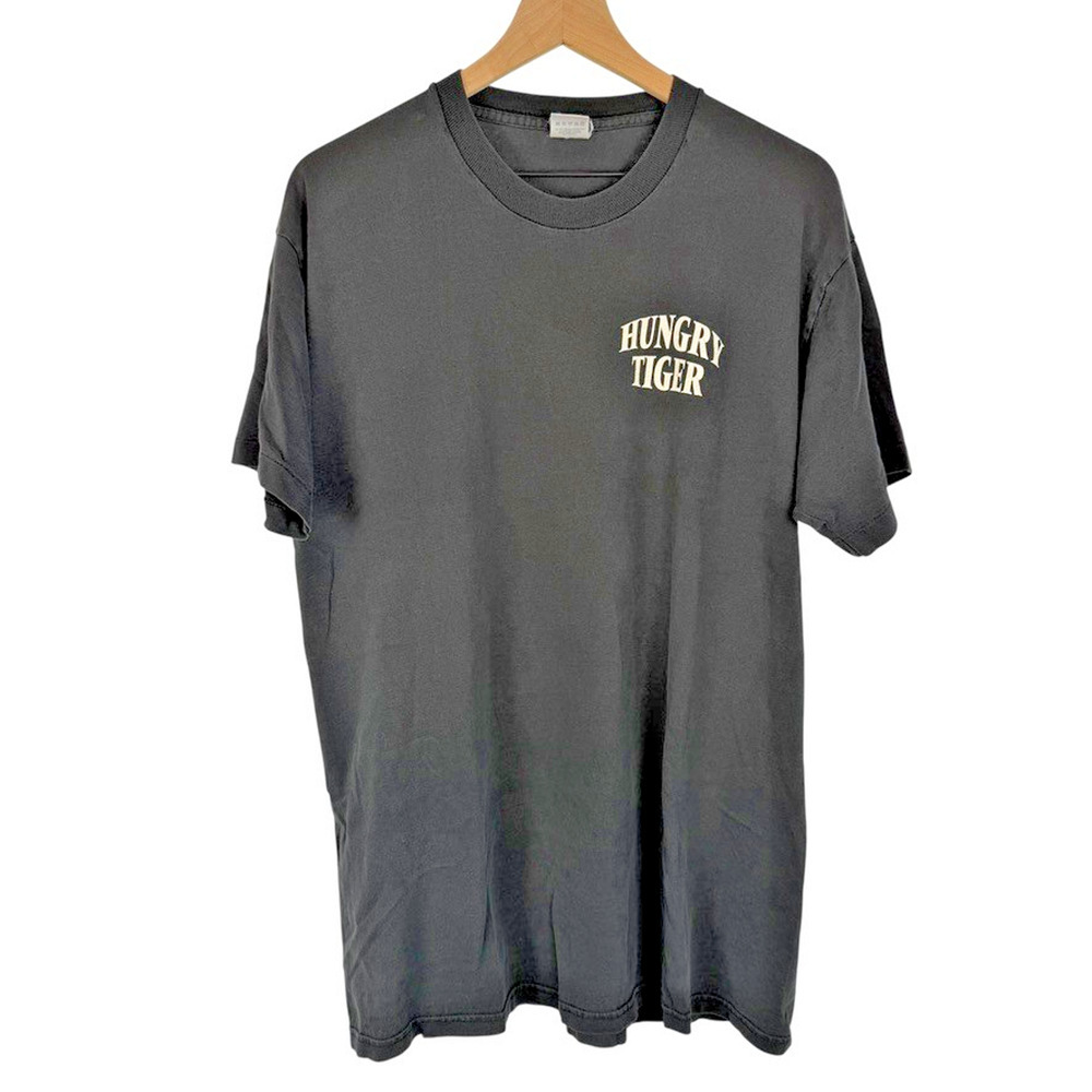 Hungry Tiger Blues Club T-Shirt Mens XL Black Manchester, CT Music Vintage‎ Rare